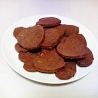 バレンタインに！チョコレートガレットクッキー